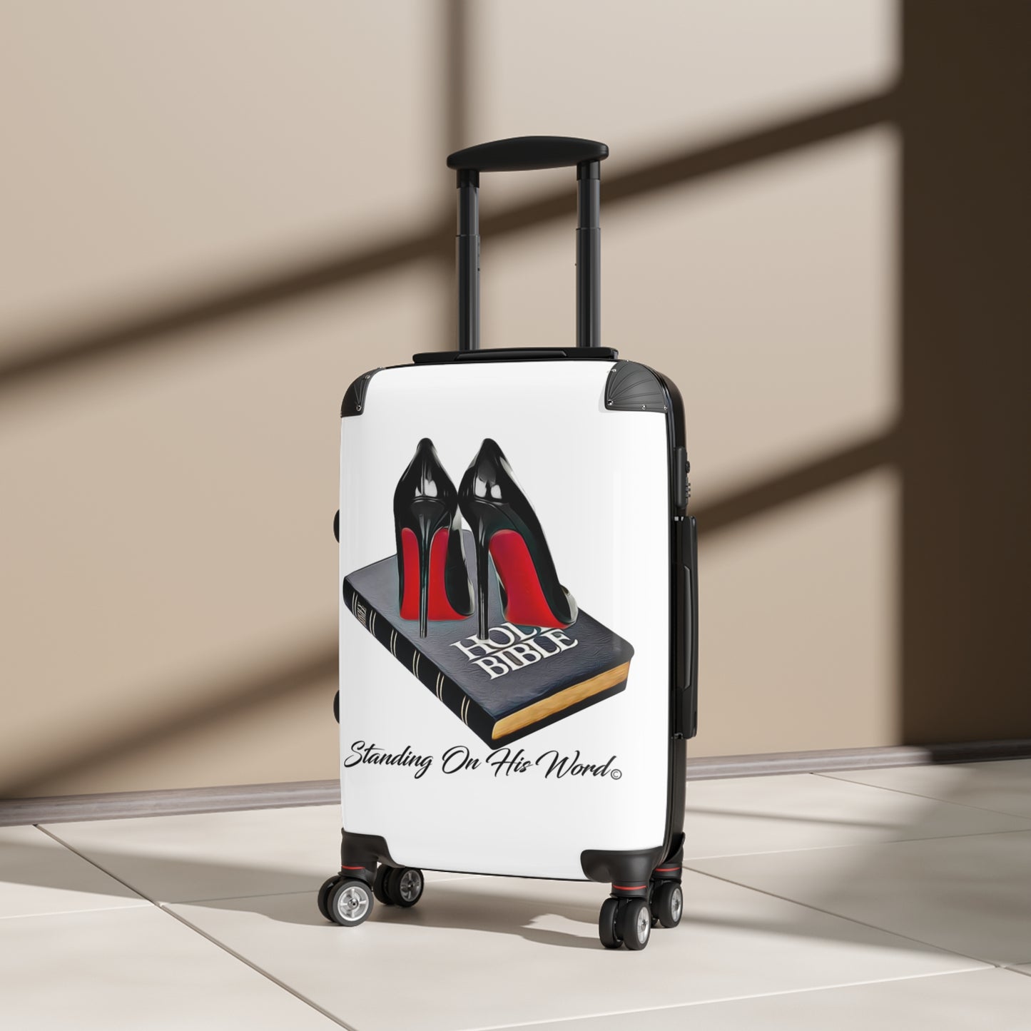 Standing on his word Suitcases