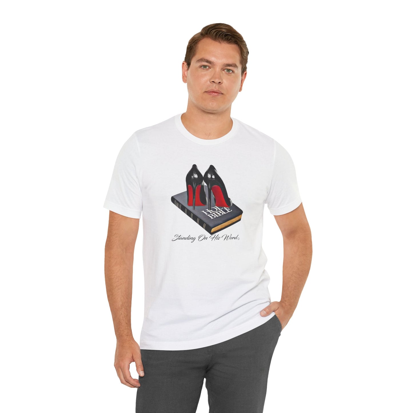 Standing On His Word Jersey Short Sleeve Tee