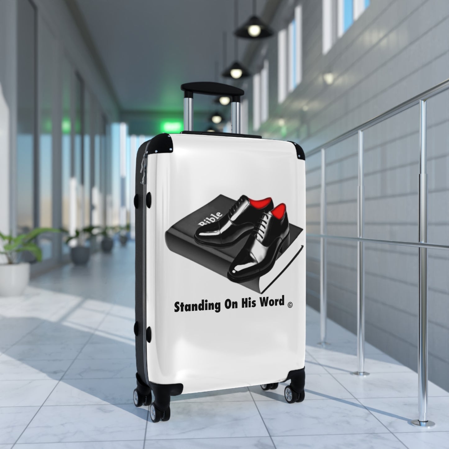 Standing On His Words Suitcase