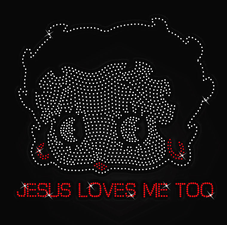 Betty Boop Rhinestone Templates Digital Download