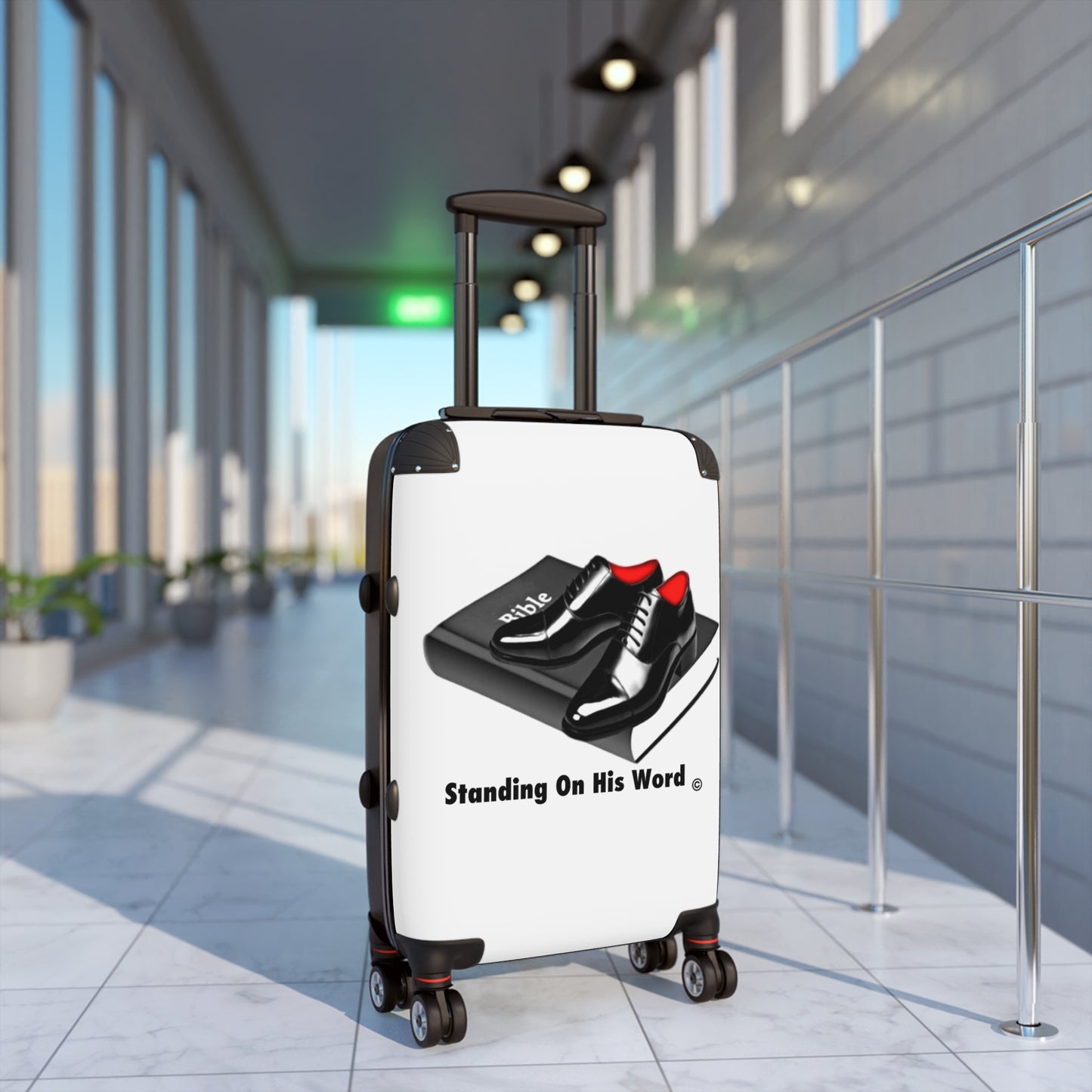 Standing On His Words Suitcase
