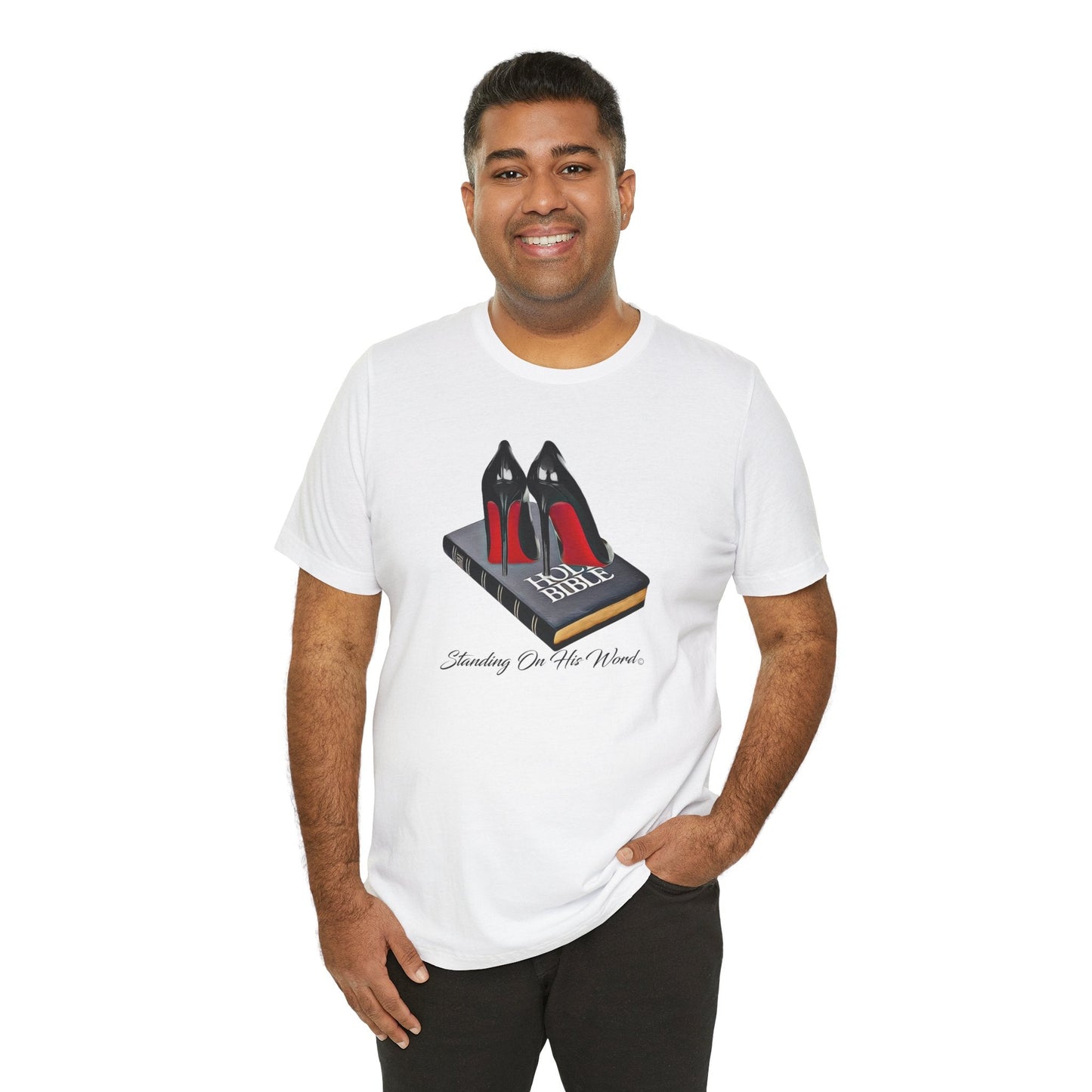 Standing On His Word Jersey Short Sleeve Tee