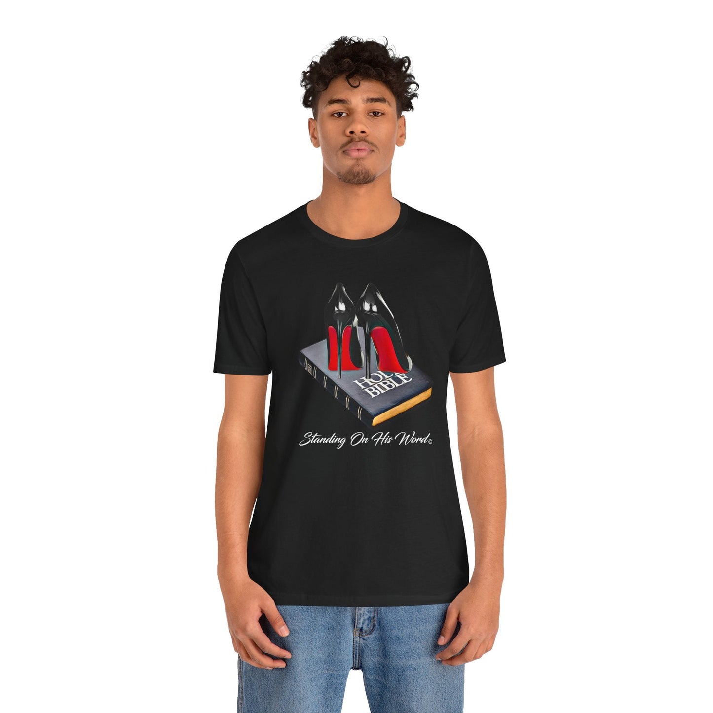 Standing On His Word Jersey Short Sleeve Tee