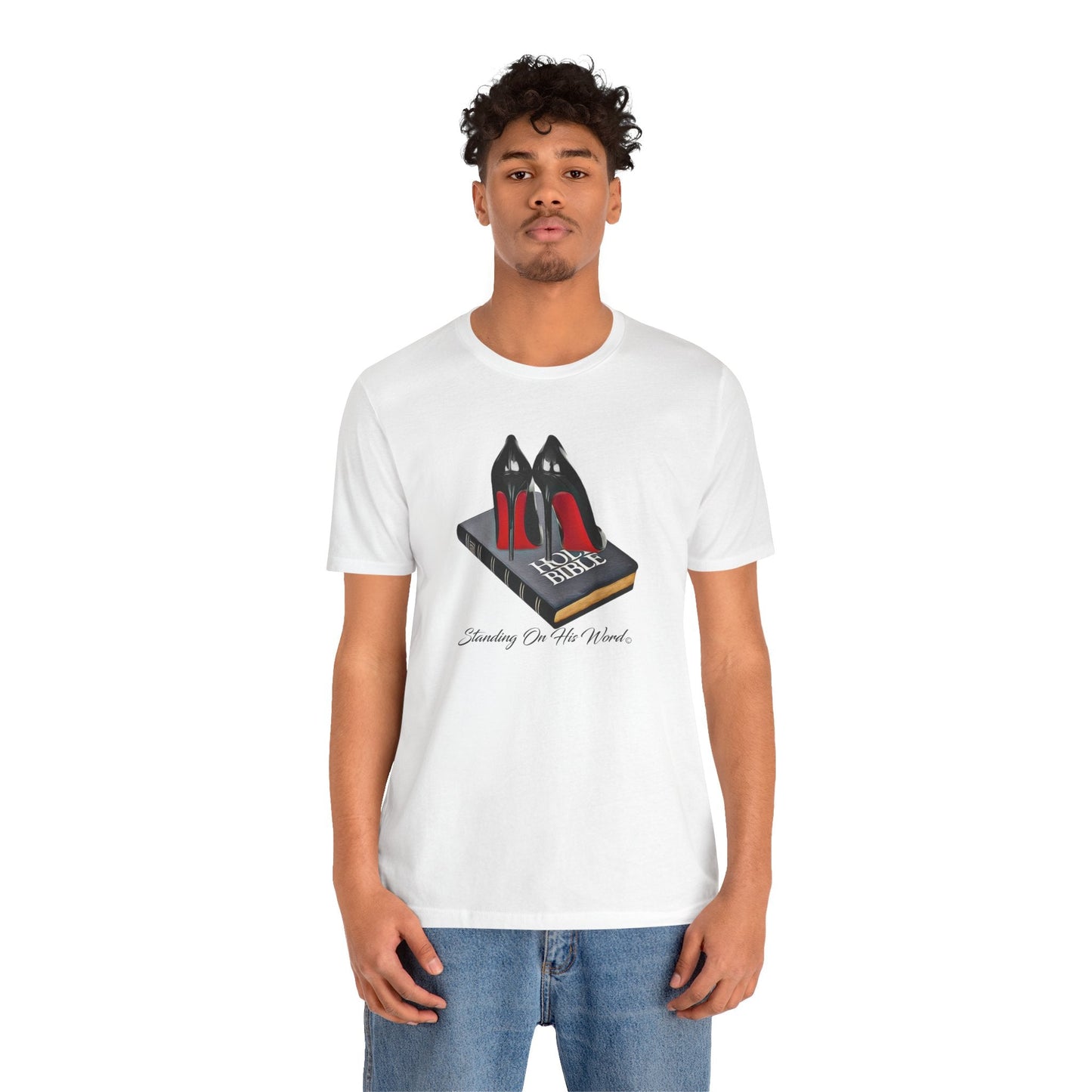 Standing On His Word Jersey Short Sleeve Tee