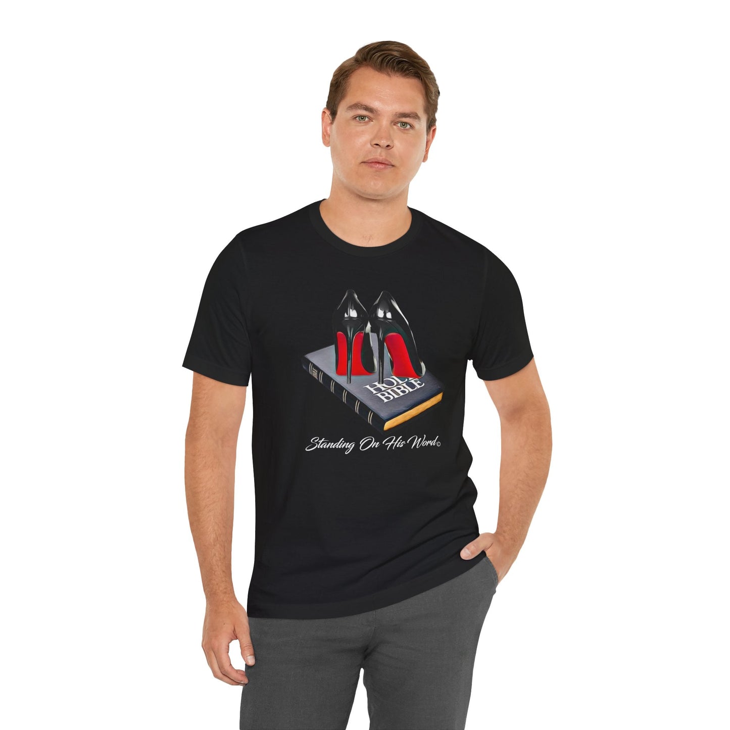 Standing On His Word Jersey Short Sleeve Tee