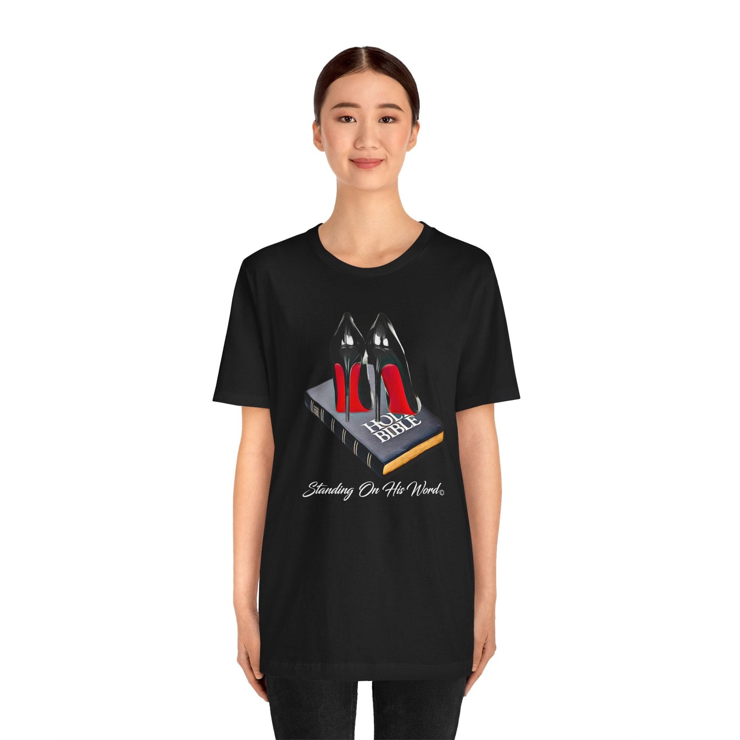 Standing On His Word Jersey Short Sleeve Tee