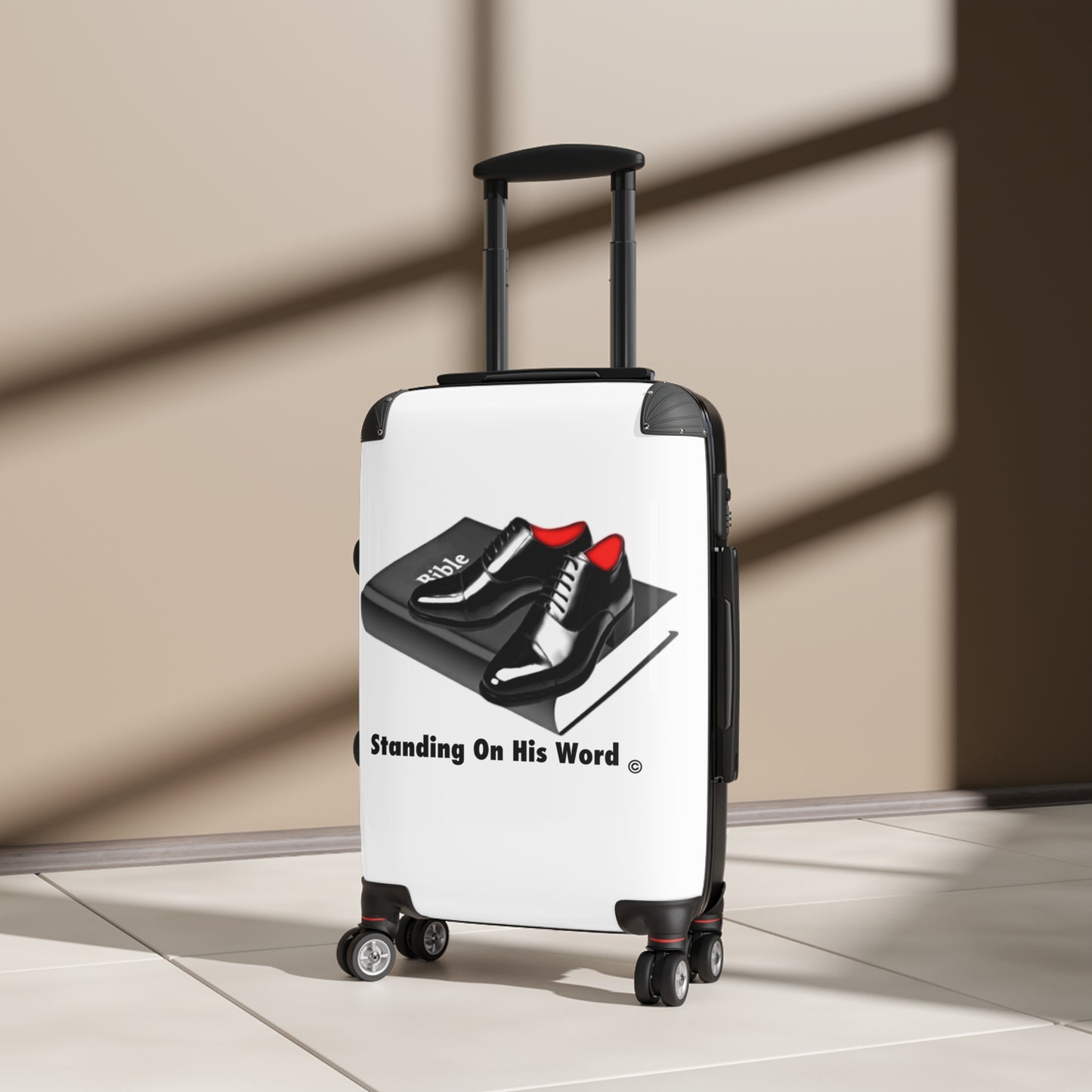 Standing On His Words Suitcase