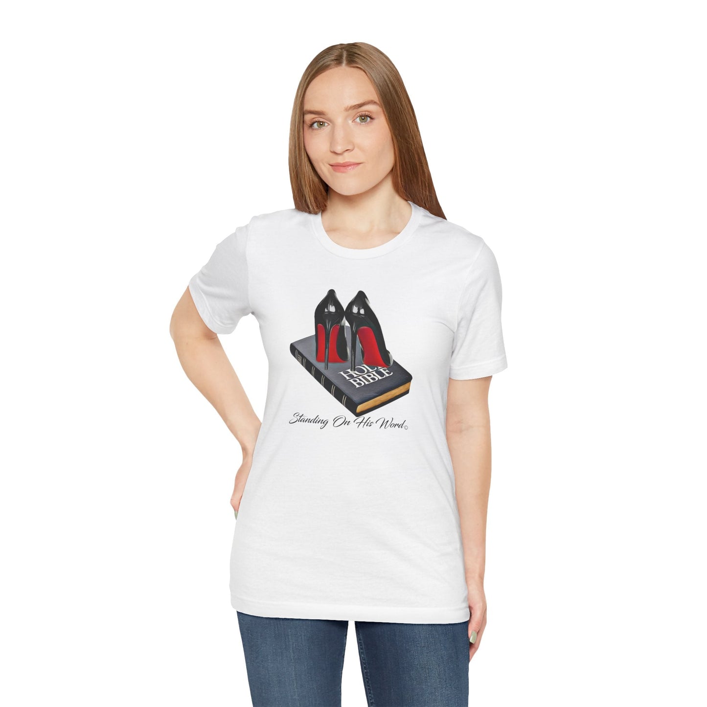 Standing On His Word Jersey Short Sleeve Tee