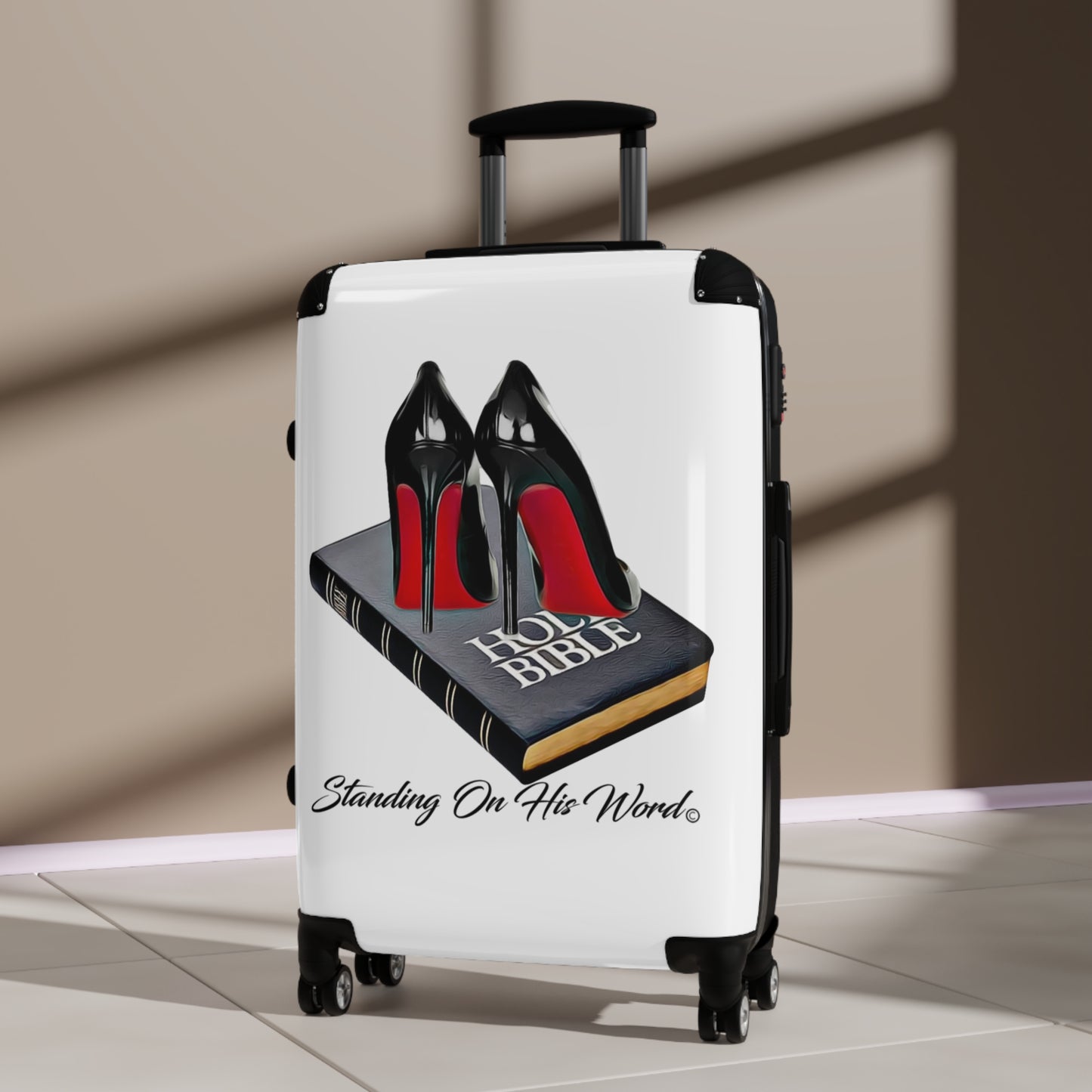 Standing on his word Suitcases