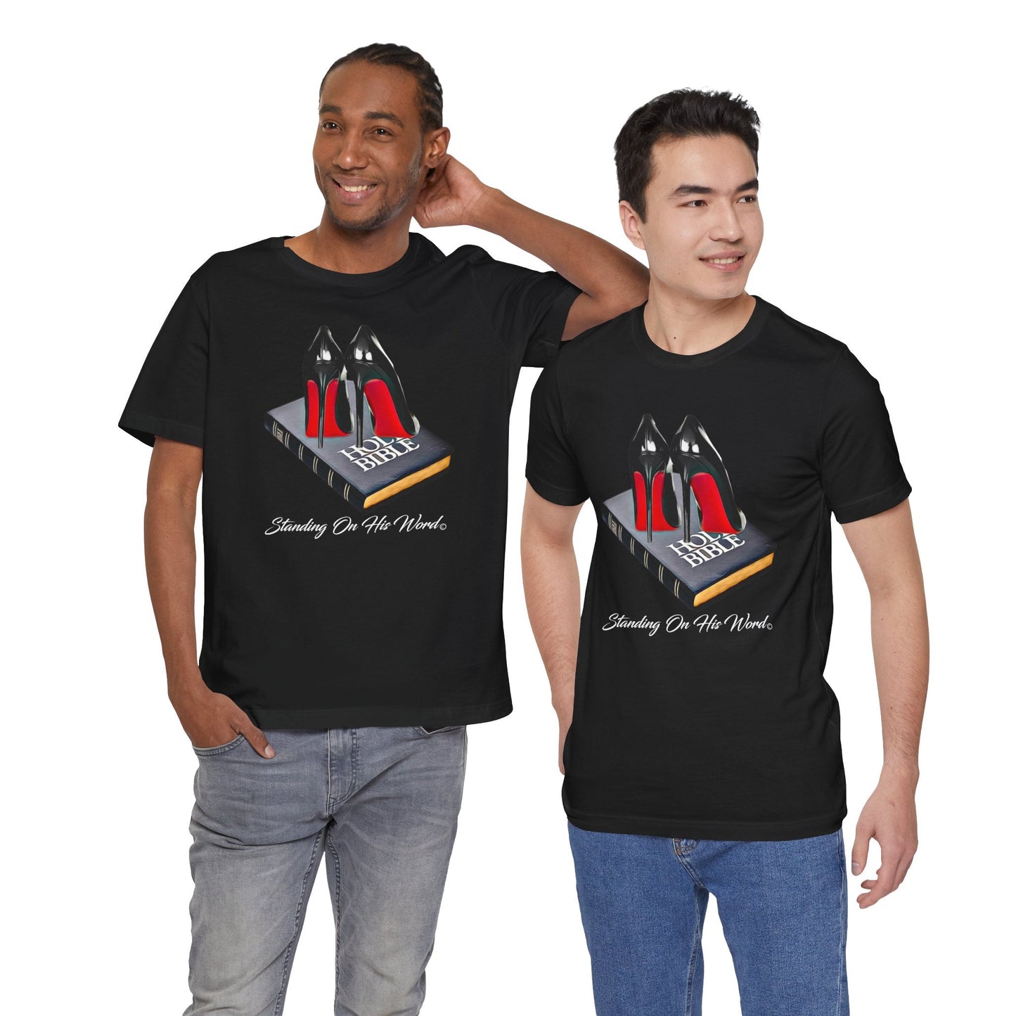 Standing On His Word Jersey Short Sleeve Tee