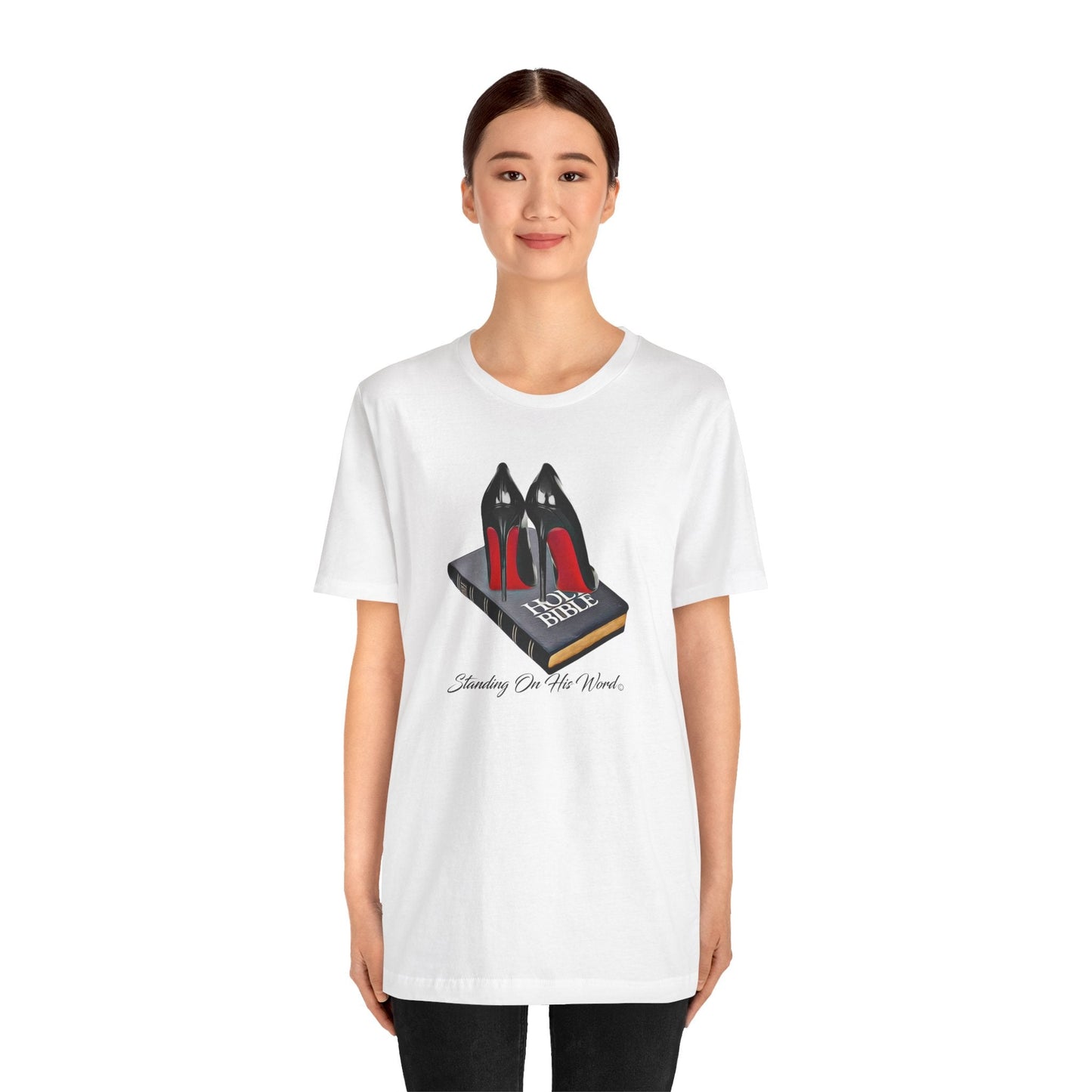 Standing On His Word Jersey Short Sleeve Tee
