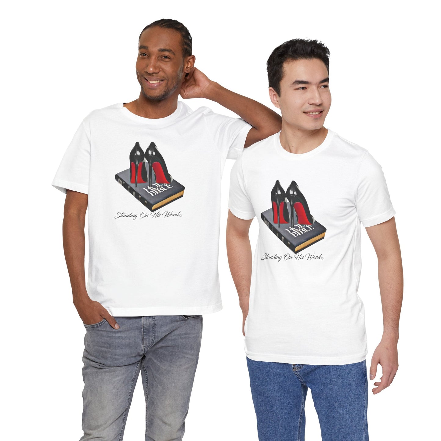 Standing On His Word Jersey Short Sleeve Tee