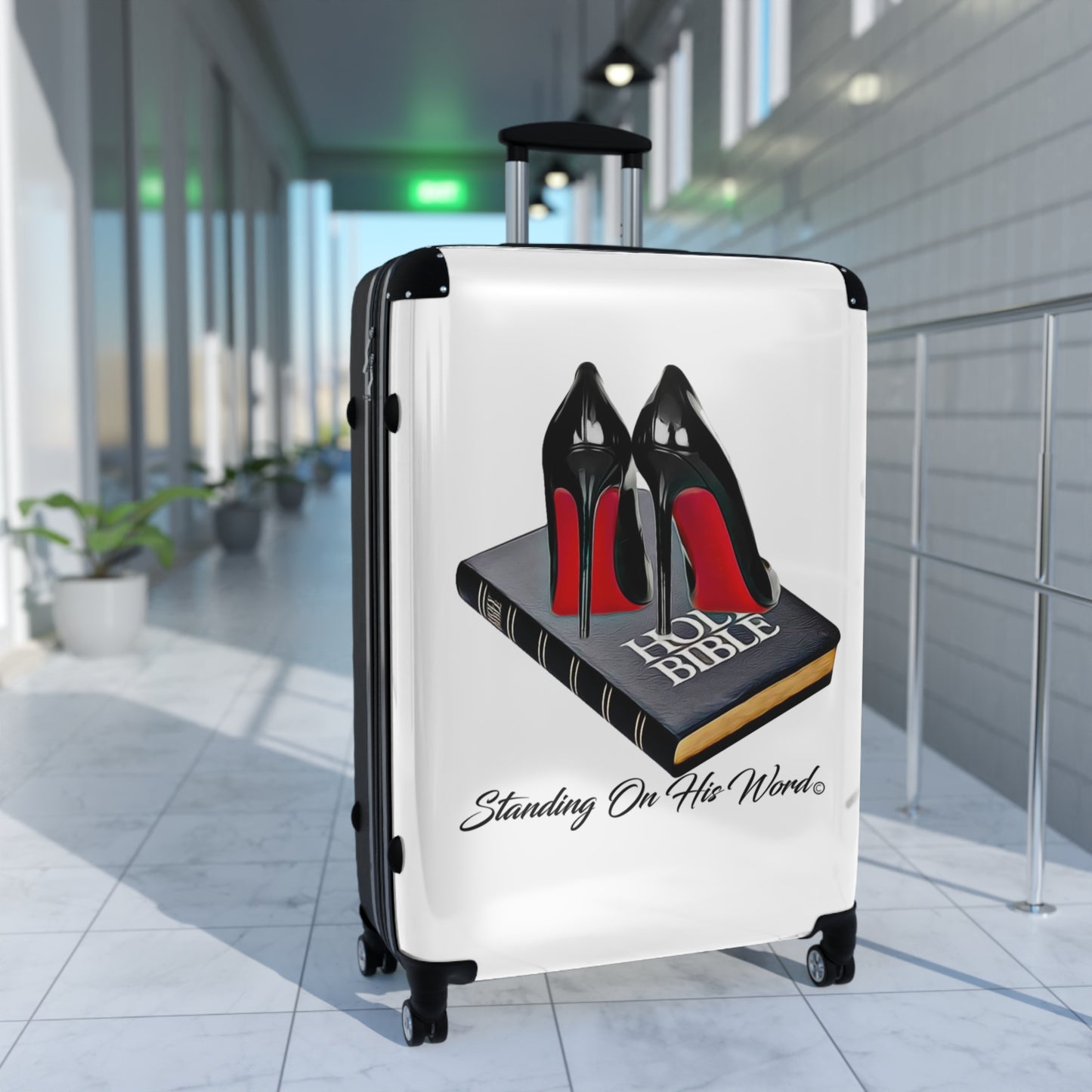 Standing on his word Suitcases