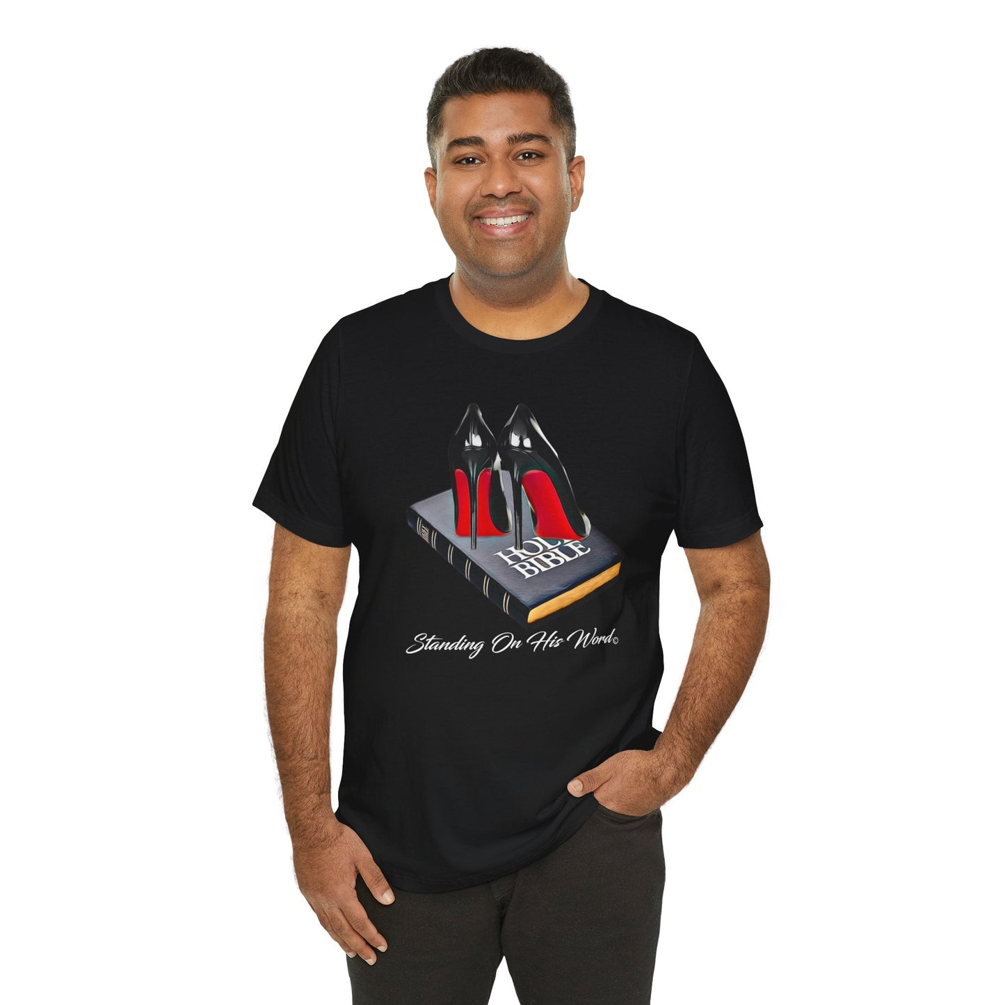 Standing On His Word Jersey Short Sleeve Tee