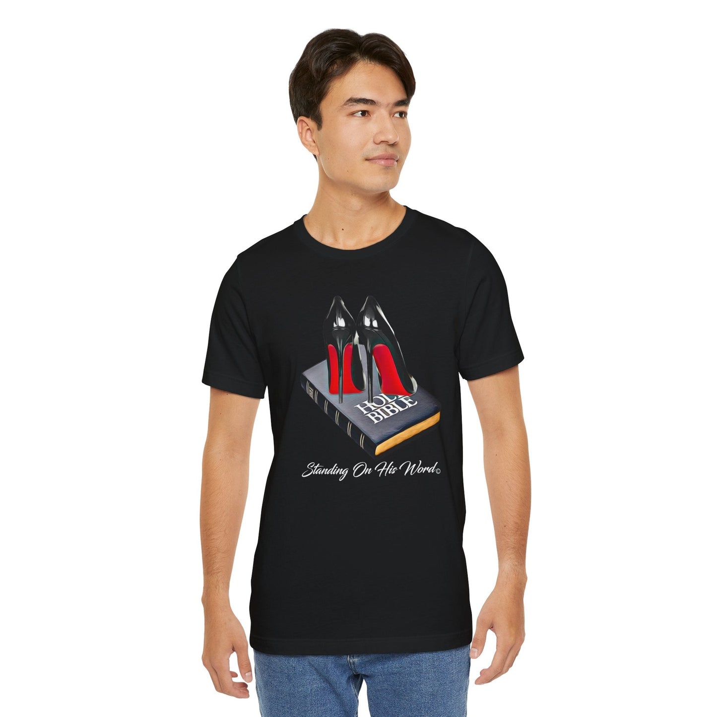 Standing On His Word Jersey Short Sleeve Tee