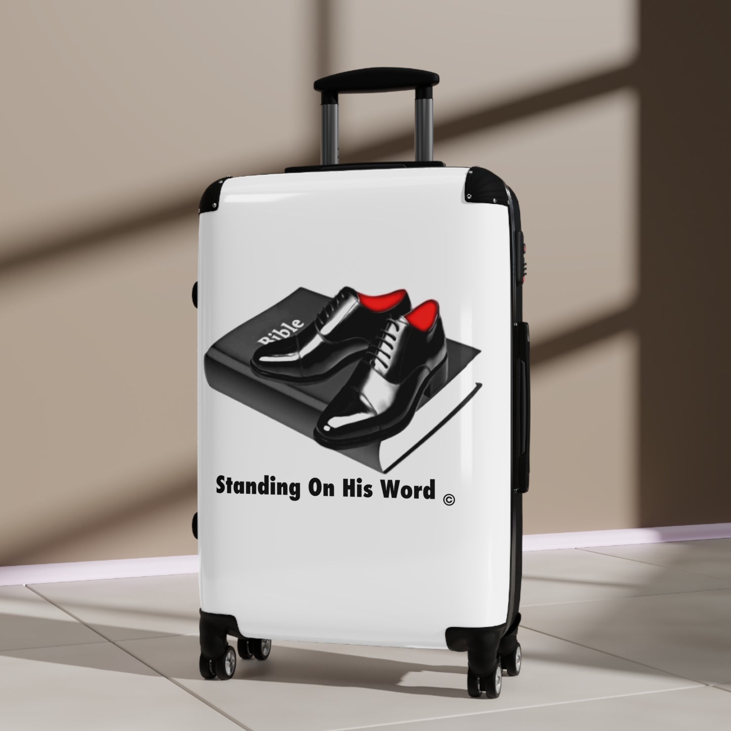 Standing On His Words Suitcase