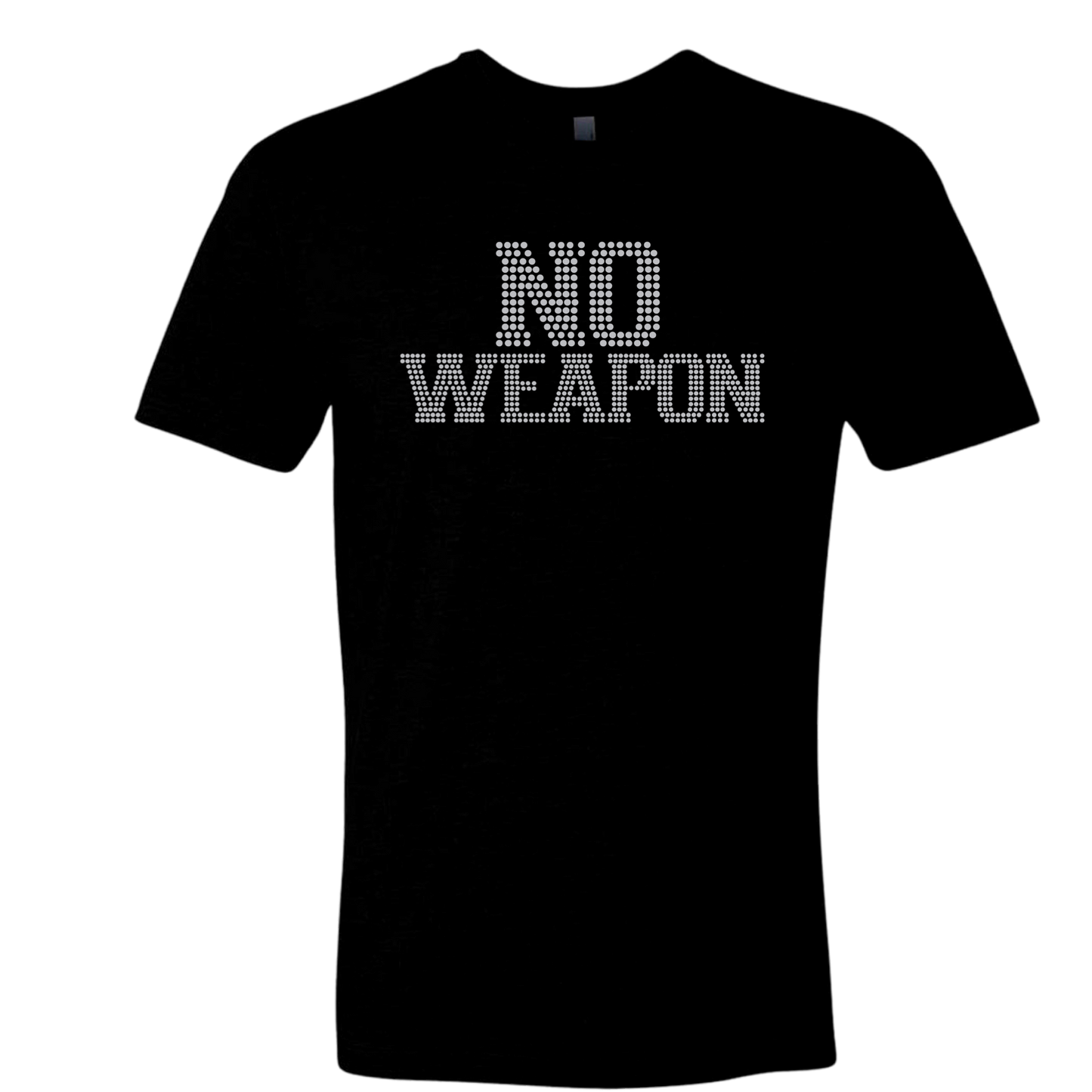 No Weapon Formed Rhinestone Templates Digital Download