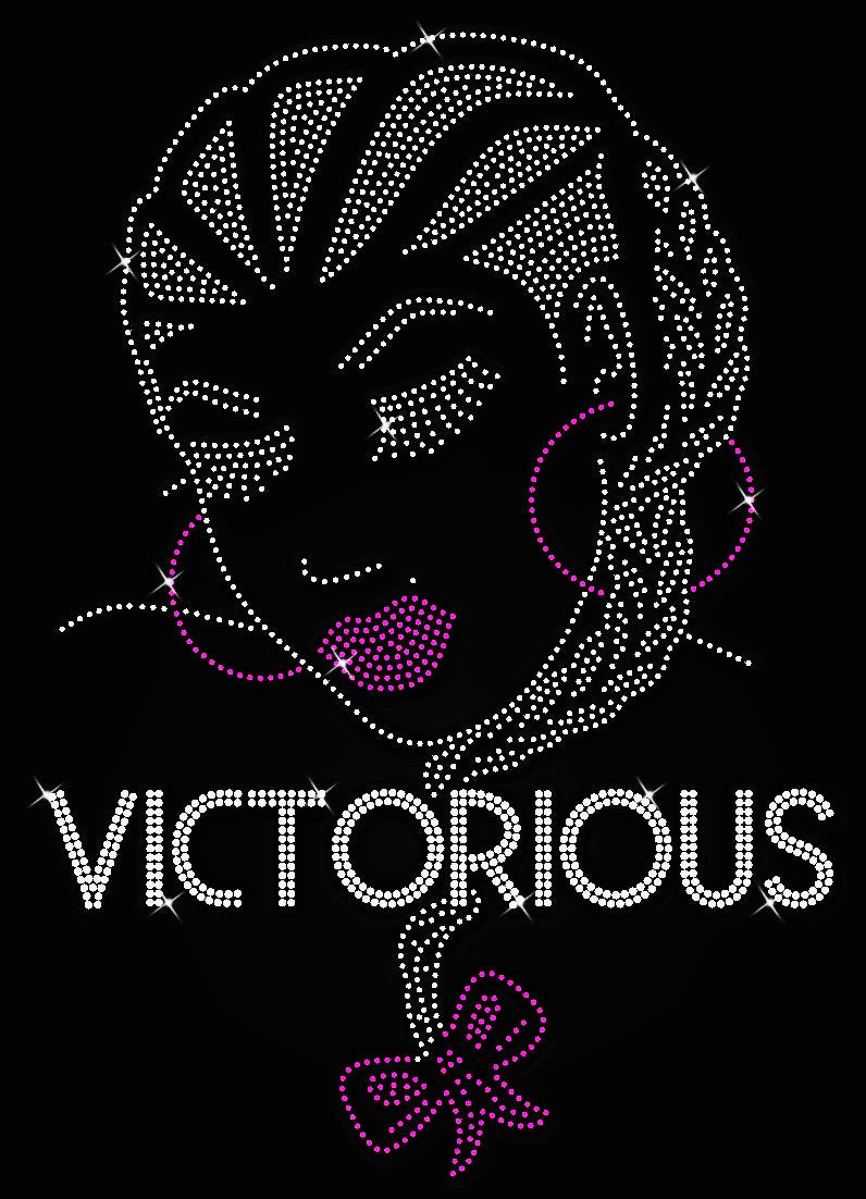 Victorious Rhinestone Templates Digital Download
