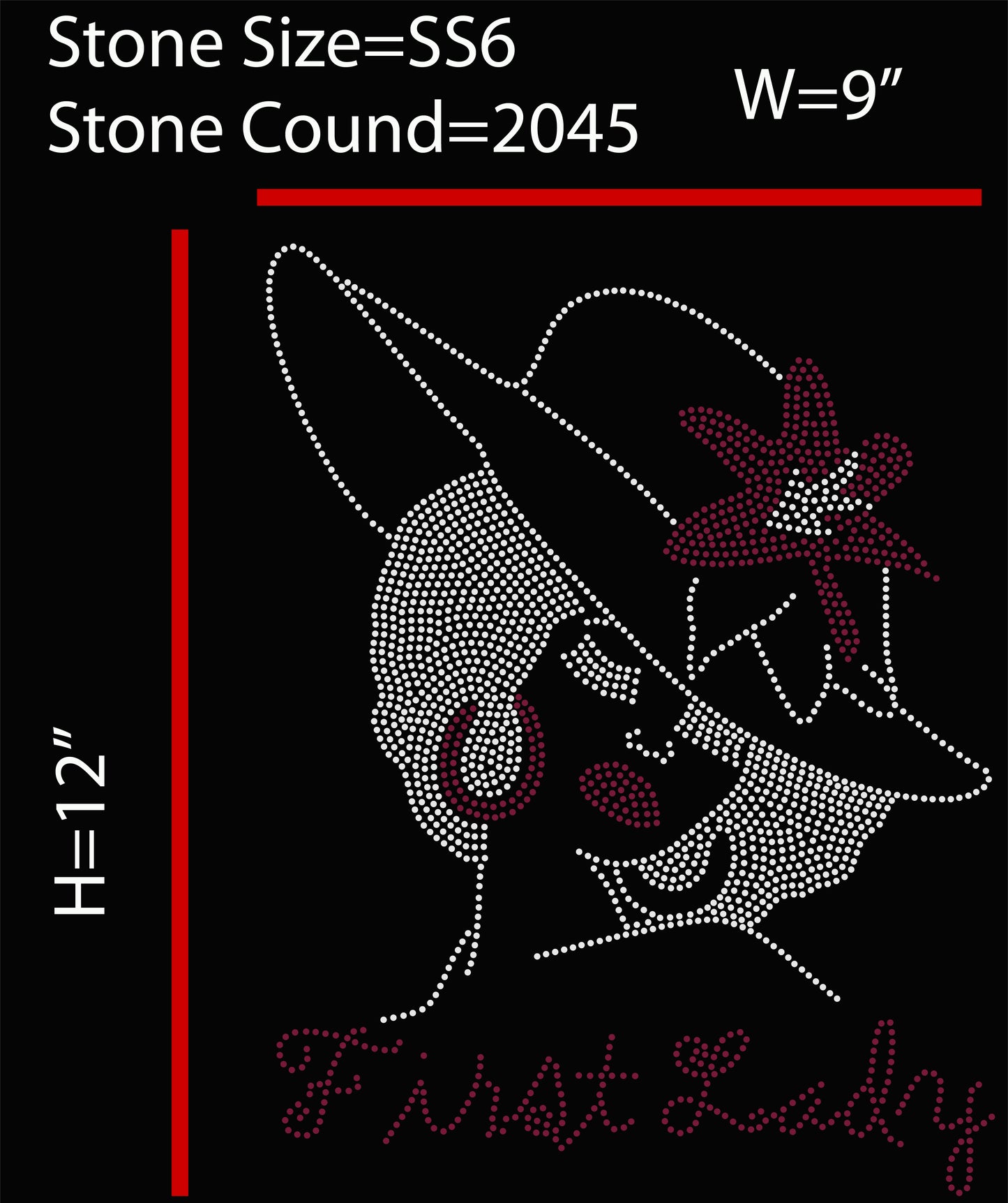 First Lady Rhinestone Templates Digital Download
