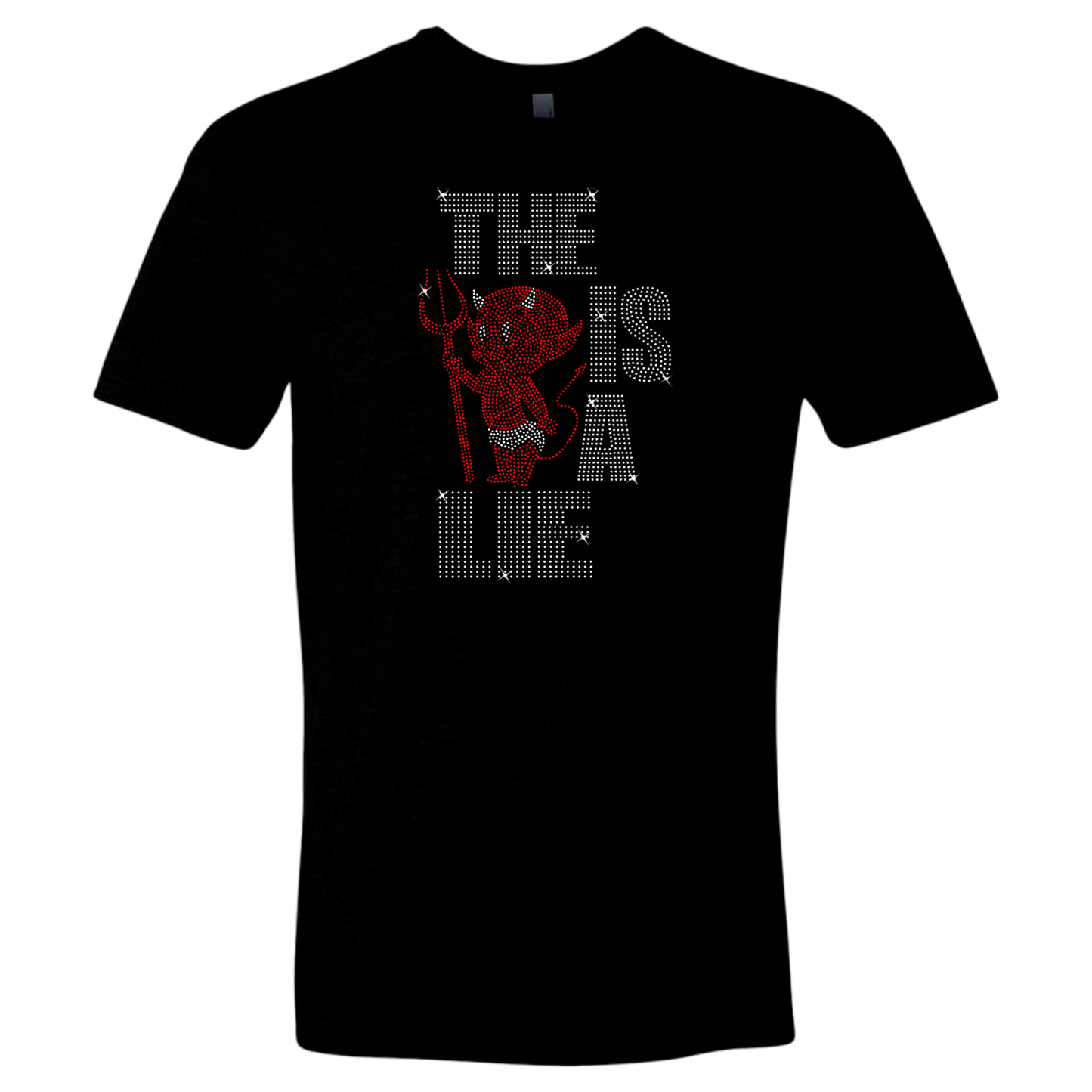 The Devil Is A Lie Rhinestone Templates Digital Download