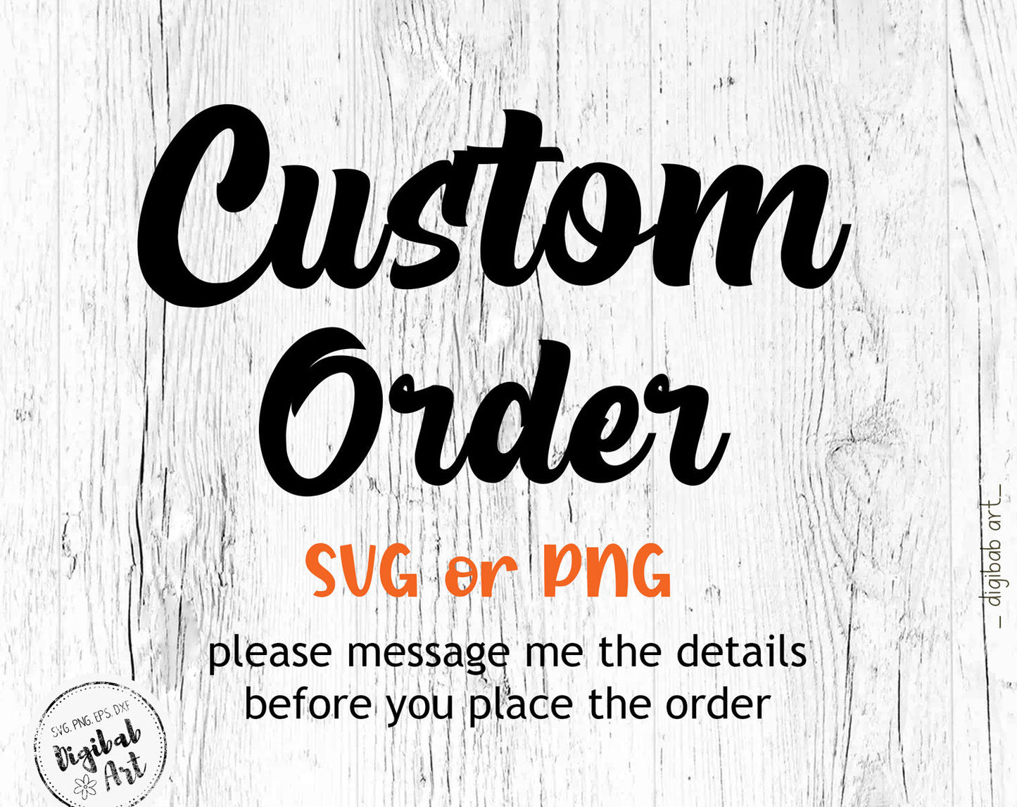 Custom Order Your Logo