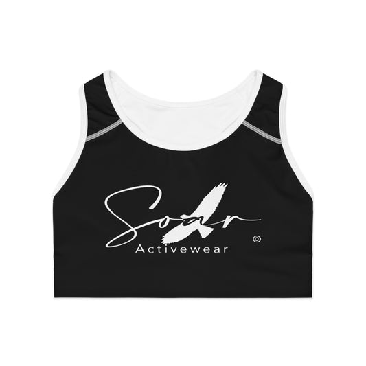 Soar Activewear Sports Bra, Stylish Workout Top, Fitness Gear, Athleisure, Perfect for Yoga, Running, Gym Sessions