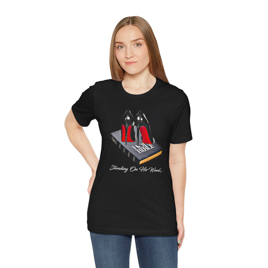 Standing On His Word Jersey Short Sleeve Tee