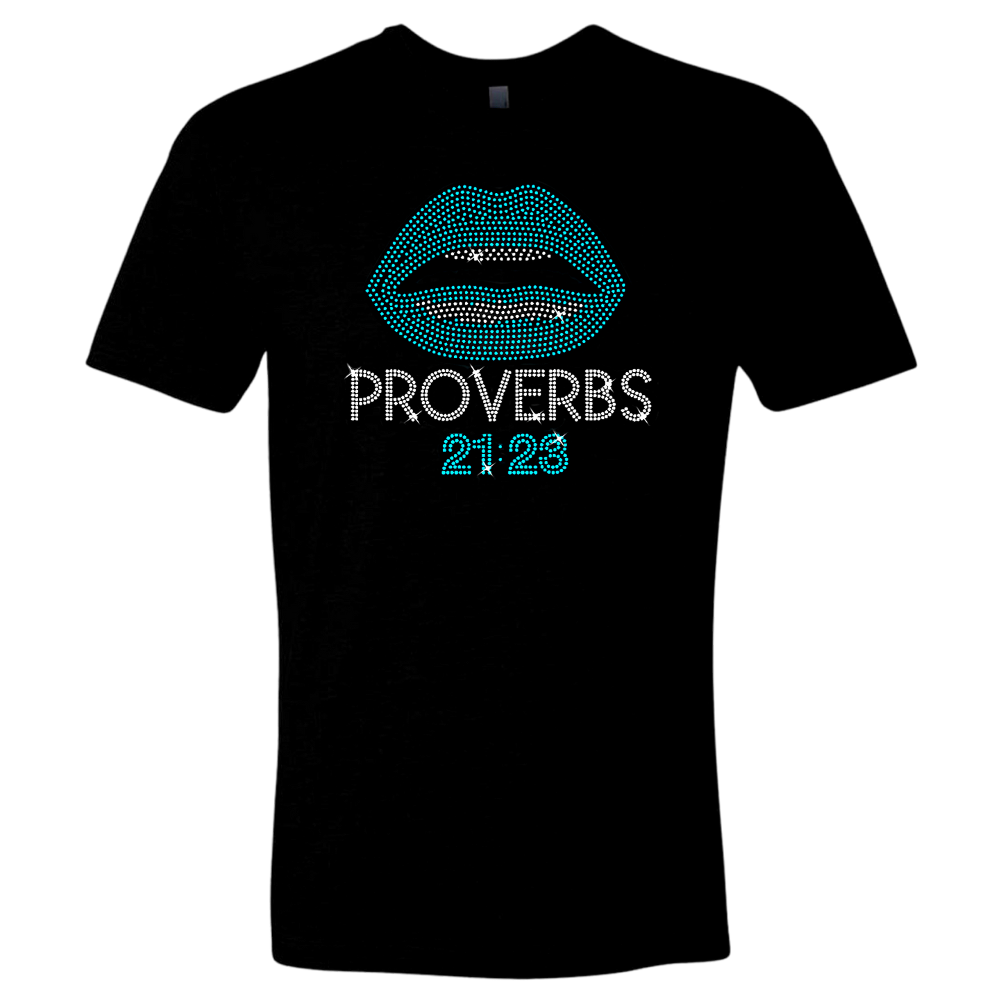 Proverbs 21:23 Rhinestone Templates Digital Download