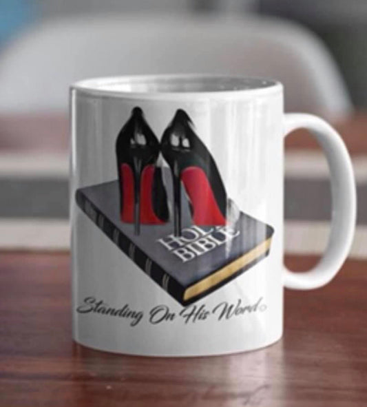 Standing on his word sublimation cup