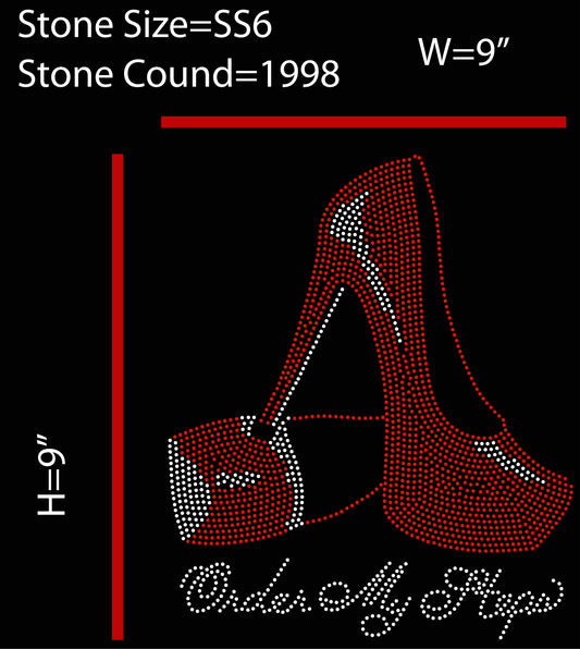 Order My Steps Rhinestone Templates Digital Download