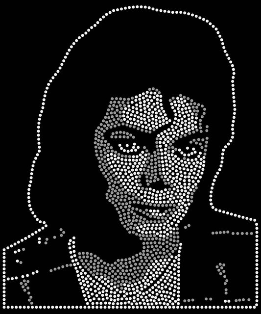 Michael Jackson Rhinestone Svg Template